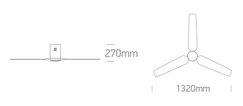 Fanlight-7 22W 2000lm 3K-4K-5,5K CRI85 Dimm IP20 230V alb