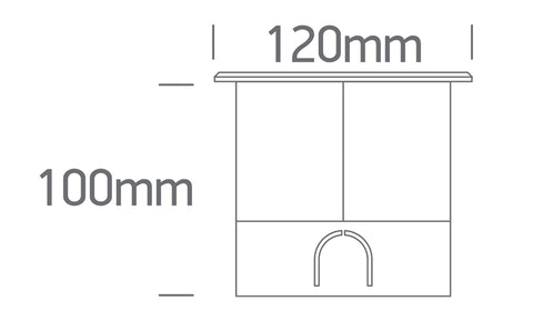 Terra BIG LED 3,5W 830 300lm IP67 IK10 230V 20°