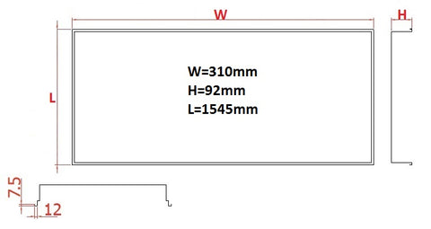 SERW LED Sport 102W,840,11870lm,IP20,230V,DALI,white