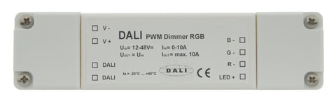 Dimer DALI PWM RGB LED, 10A, 120W/12V, 240W/24V