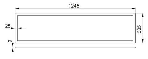LANO 4 LED 33W 940 3960lm 850mA M1250 UGR19 microprismatic
