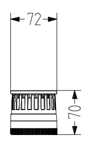 Modul buzzer ton permanent/ton pulsatoriu, 230-240V c.a.