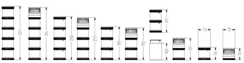 Modul semnalizare, lumină interm bliț, 230-240V c.a., verde