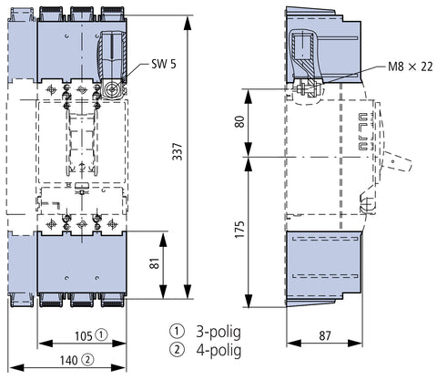 Terminal Cover 4-pole, MC2