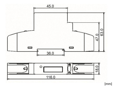 Contor digital monofazat, direct, 45A, MID