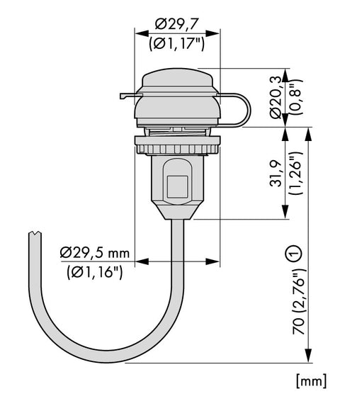 Conector USB 2.0 A/A cu cablu L= 60cm