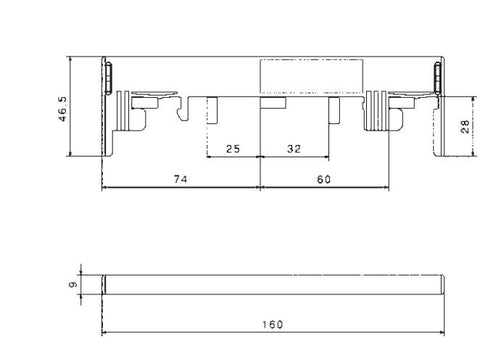Modul lateral pentru adaptoare modulare