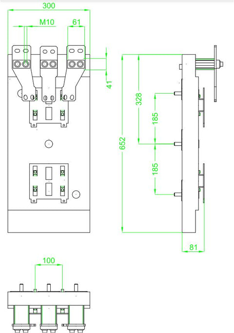 Adaptor pentru MC4 1440A, pentru sistem de 185mm