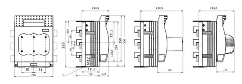 Separator cu sigurante 630A+supravegherere