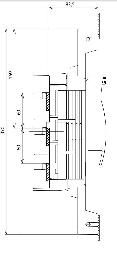 Element lateral pt. mască de egalizare separator NH00