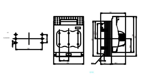 Separator mărime 3, 630A, M12, cu suprav. electronică