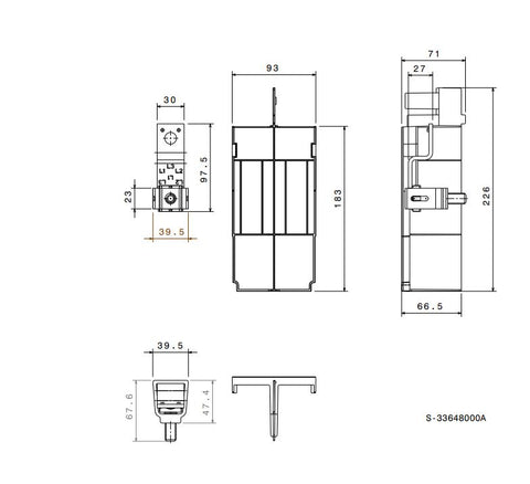 Set cleme ramă 50mm²-240mm²