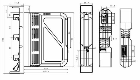 OMUS, contactor hibrid, 3 poli, 25A, 60 mm