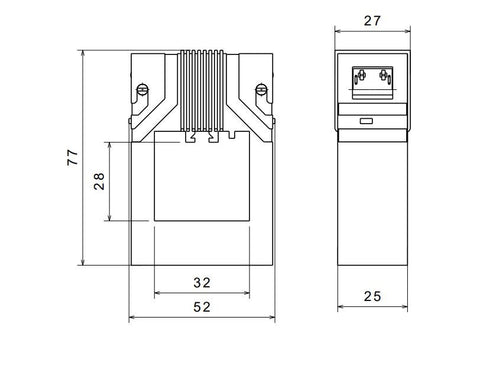 CT 400/5A, 2,5VA, Class 0.5,for SI337010, SI337020, SI337030