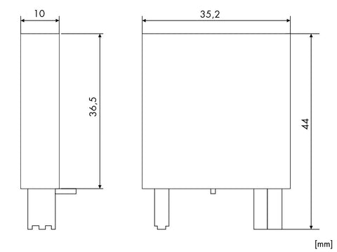 Modul LED 6-24 Vca/cc pentru soclu YMU