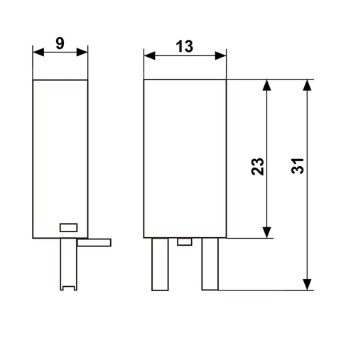 Modul rețea RC 110-240V c.a. pentru socluri S-Relay