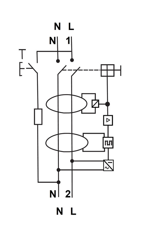 Residual Current Circuit Breaker 10kA, 40A, 2-pole, 30mA, F