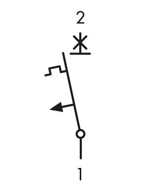 Miniature Circuit Breaker (MCB) DC-B20/1, 40° C, 10kA