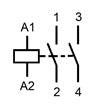Contactor modular (1UH) 20A, 2 ND, 24Vca, seria AMPARO