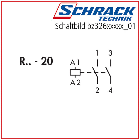 Contactor modular 1UH, 20A, 2ND, 24VAC