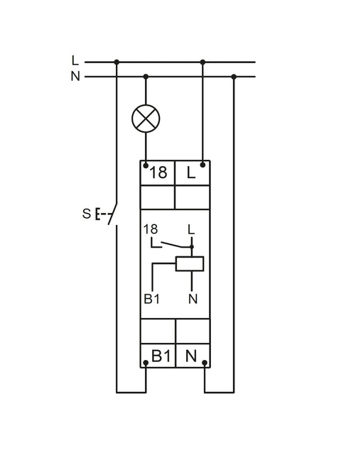 Releu modular seria ALEXA, 1ND, 230Vca
