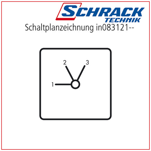 Comutator de selectie 1-2-3 modular 20A, 2p