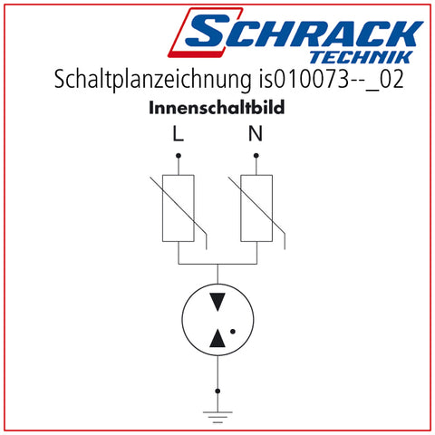 Modul descărcător cl. T2(C) 1UH (L+N) In=10kA, 335V, VEPG