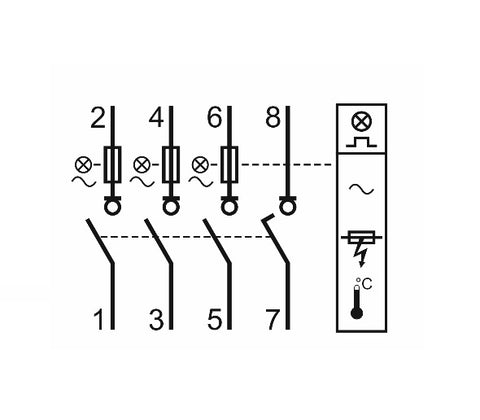 Separator de sarcină TYTAN, T4P, D02, 3P+N, 25A
