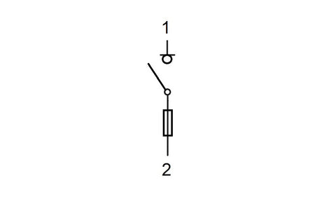 Separator D02, ARROW S, 1-pol, 63A