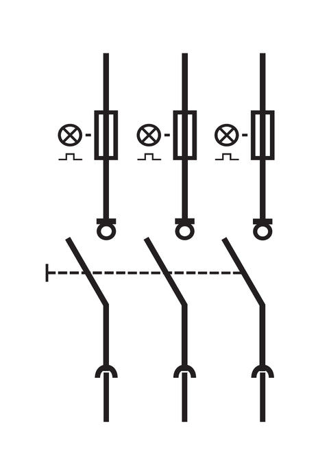 Separator pentru D02, TYTAN R, 3 poli, 50A complet