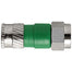Conector F coaxial compresie
