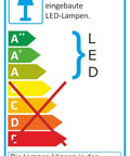 BRICK LED aplica, gri argintiu, cald-alb LED