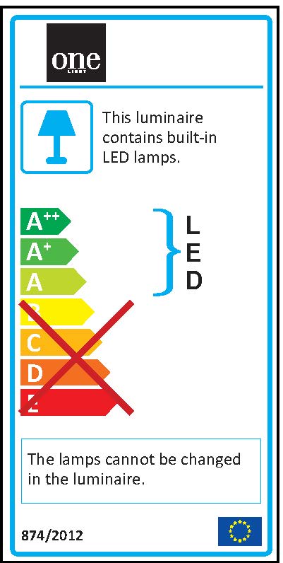 Andros LED 20W 2000lm 840 230V IP65 antracit H-200mm