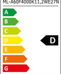 LED Filament Clasic 11,2W 4000K 1521lm E27 A70 360°