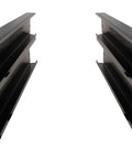 Set elemente faţă-spate soclu din oţel, L=400 Î=200 mm