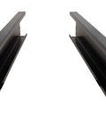 Set elemente faţă-spate soclu din oţel, L=1200 Î=100 mm