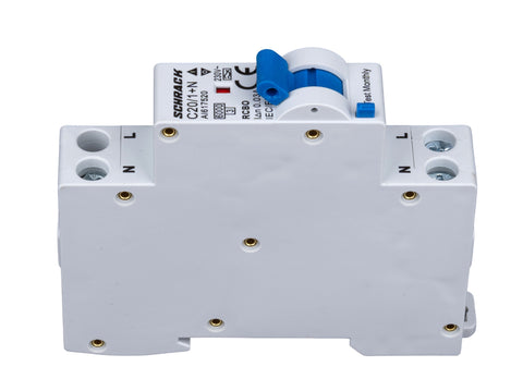 Întreruptor automat+dif., Tip A, C 20/003A,1+N un modul, 6kA