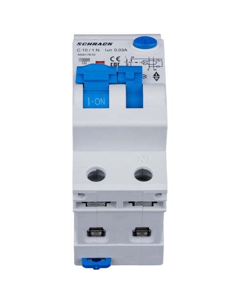 Întreruptor automat+dif.1+N, AMPARO 10kA, C 10A, 30mA, Tip A