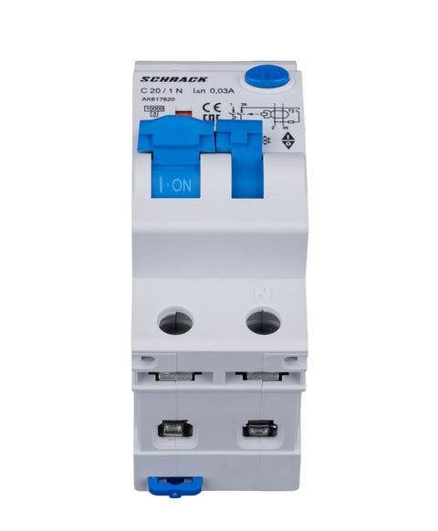 Întreruptor automat+dif.1+N, AMPARO 10kA, C 20A, 30mA, Tip A