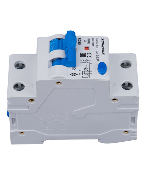 Întreruptor automat+dif.1+N, AMPARO 10kA, C 25A, 30mA, Tip A