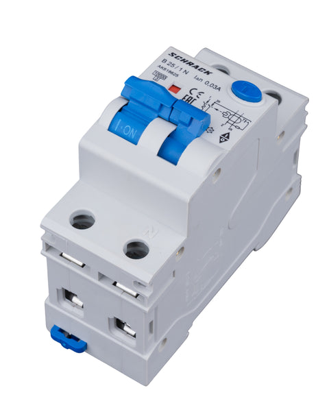 Întreruptor automat+dif.1+N, AMPARO 10kA, B 25A, 30mA, Tip A