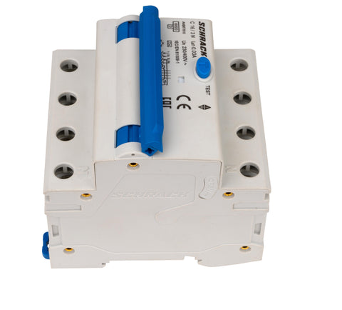 Întreruptor automat+dif. 3+N, AMPARO 6kA, C 16A, 30mA,tip A