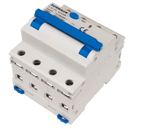 Întreruptor automat+dif. 3+N, AMPARO 6kA, C 16A, 30mA,tip A