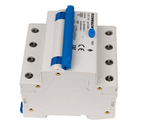 Întreruptor automat+dif. 3+N, AMPARO 6kA, C 20A, 30mA,tip A