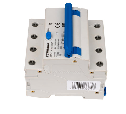 Întreruptor automat+dif. 3+N, AMPARO 6kA, C 25A, 30mA,tip A