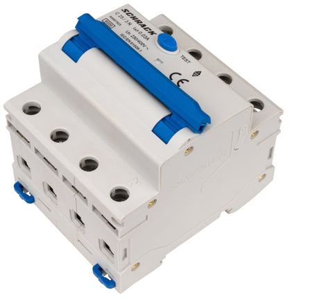 Întreruptor automat+dif. 3+N, AMPARO 6kA, C 25A, 30mA,tip A