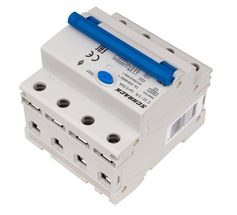 Întreruptor automat+dif. 3+N, AMPARO 6kA, C 32A, 30mA,tip A