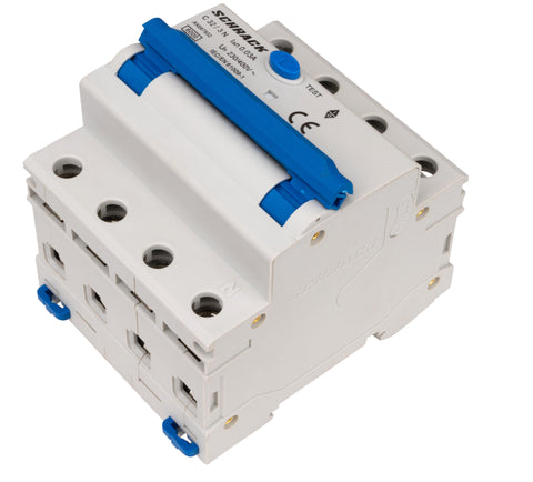 Întreruptor automat+dif. 3+N, AMPARO 6kA, C 32A, 30mA,tip A