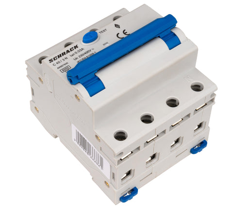 Întreruptor automat+dif. 3+N, AMPARO 6kA, C 40A, 30mA,tip A