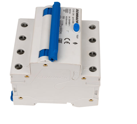 Întreruptor automat+dif. 3+N, AMPARO 6kA, C 40A, 30mA,tip A